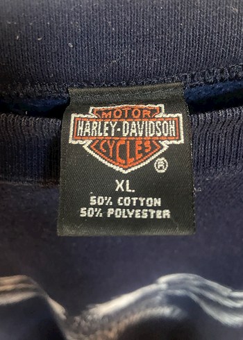 Mavi Harley-Davidson Baskılı Sweatshirt - Görsel 3