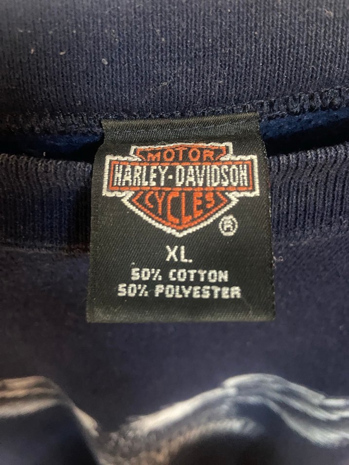 Mavi Harley-Davidson Baskılı Sweatshirt - Görsel 3