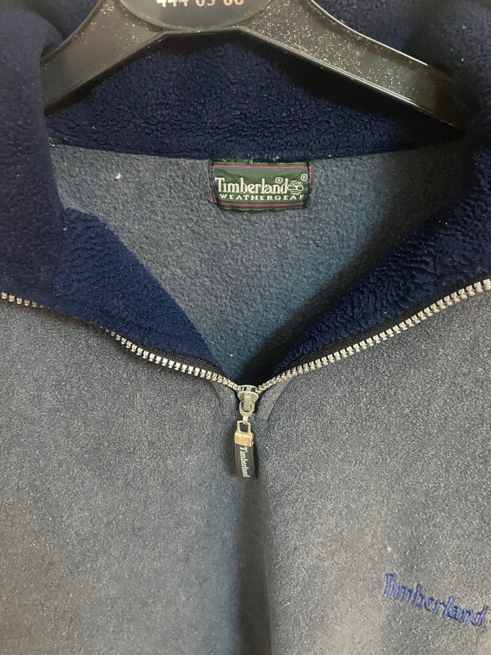 Timberland Gri Fermuarlı  Polar Sweatshirt - Görsel 3