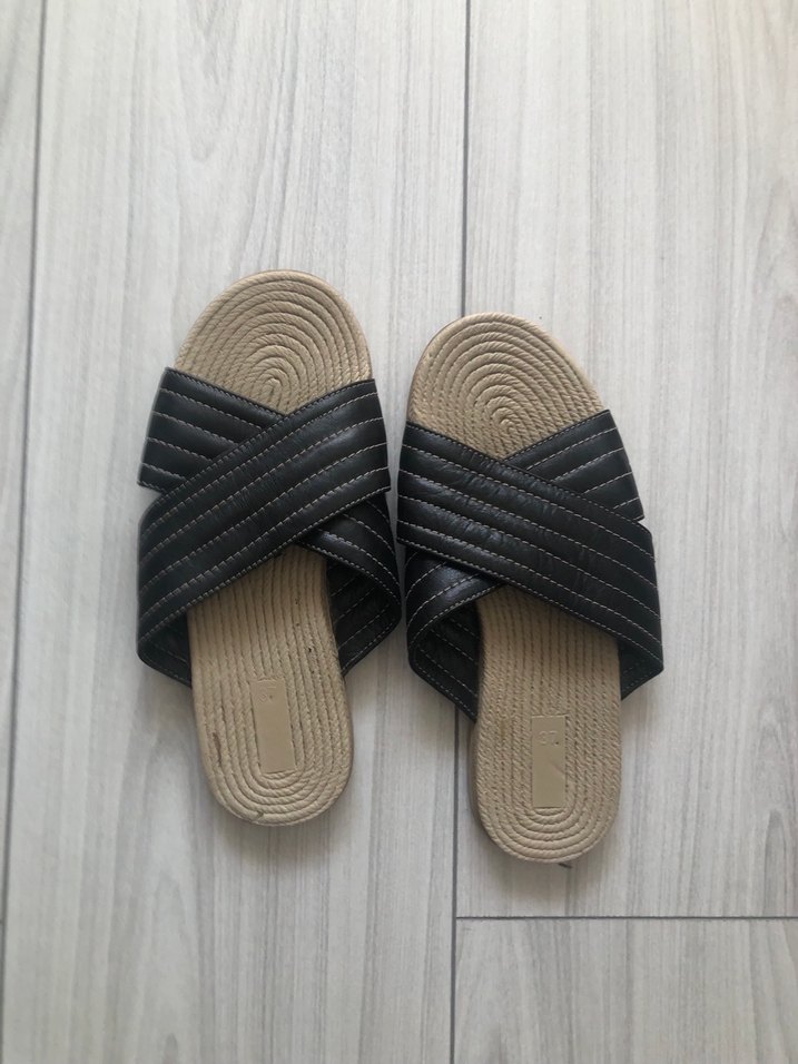 Kadın Gri Dolgu Topuklu Pilili Terlik - Görsel 2