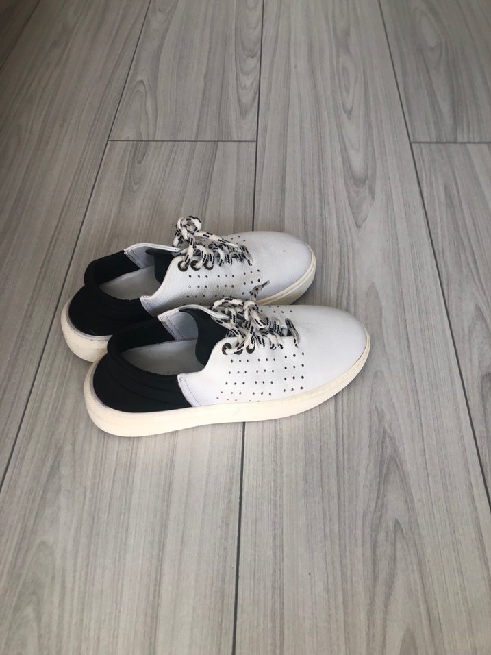 Günlük Beyaz Kadın Spor Ayakkabı - Görsel 2