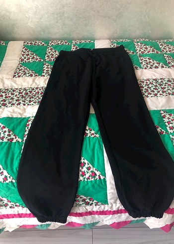 Siyah Kadın Rahat Kesim Eşofman Altı - Görsel 2