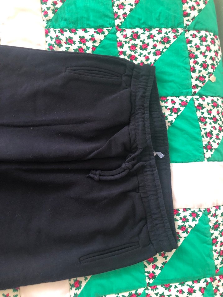 Siyah Kadın Rahat Kesim Eşofman Altı - Görsel 4