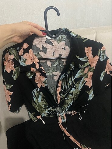 Bluz gomlek crop