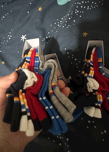 George Bebek renkli baskılı çorap seti - Görsel 5