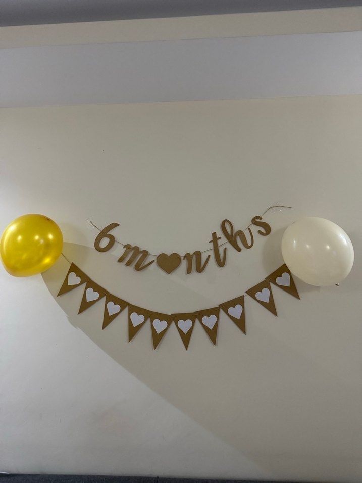 6 Ay Yazılı Parti Süsü - Görsel 4