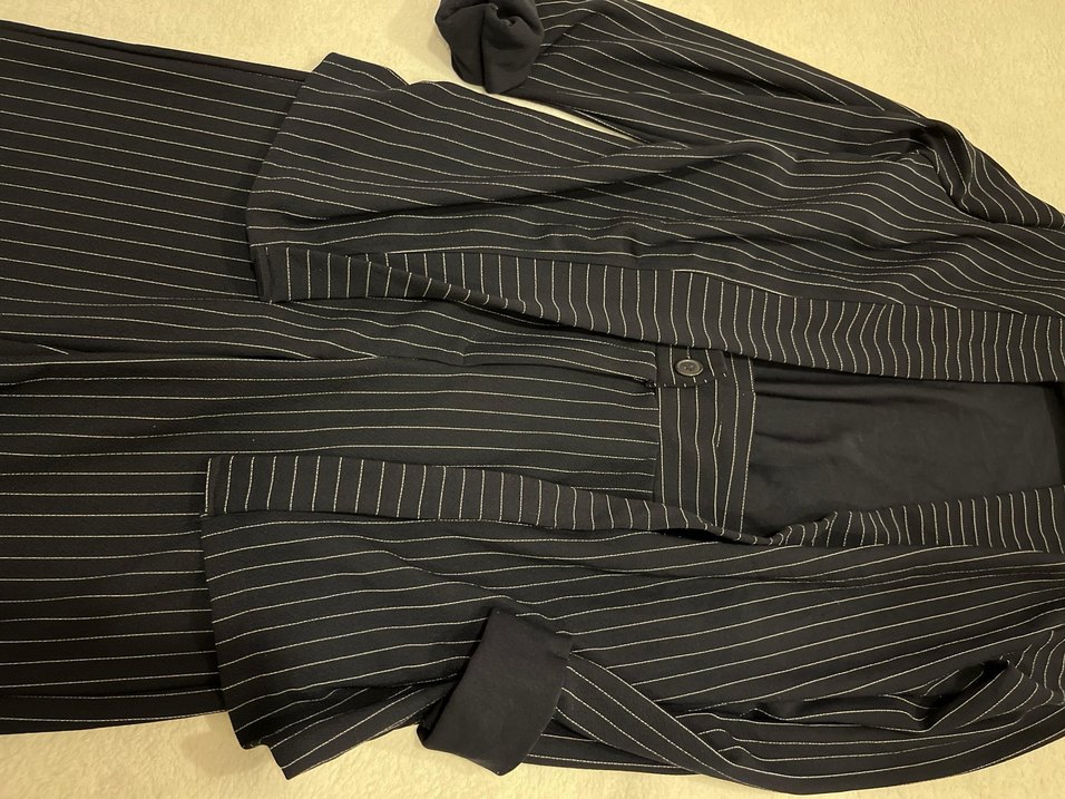 Çizgili kadın takım - Görsel 3