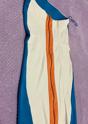 Straplez Mini Elbise - Görsel 13