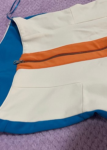 Straplez Mini Elbise - Görsel 14