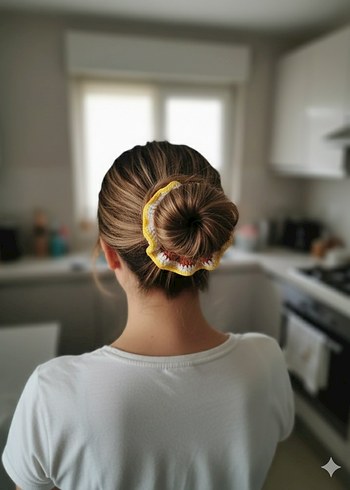 Renkli Örgü Bohem Saç Tokaları - Görsel 6