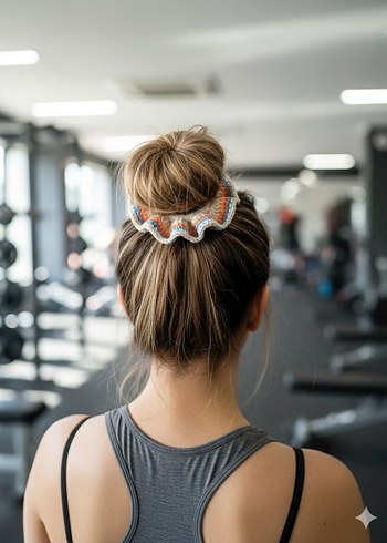 Renkli Örgü Bohem Saç Tokaları - Görsel 5