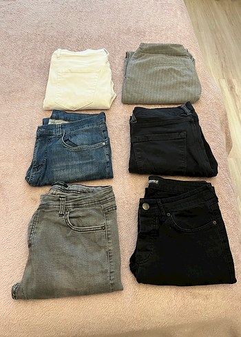 Gri Normcore Kadın Kot Pantolon