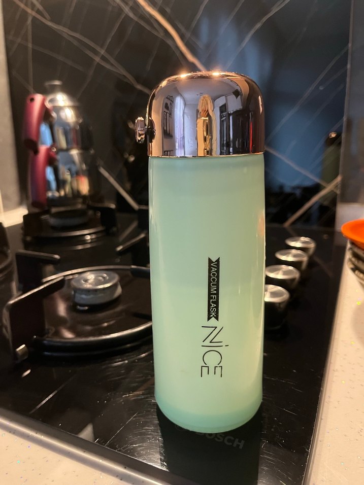 Yeşil Renkli Çocuk Termos Şişesi - Görsel 2