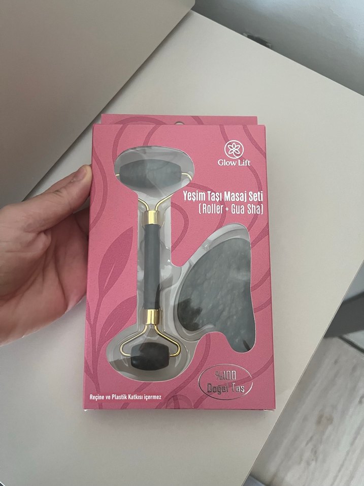 Yeşim Taşı Yüz Masaj Seti - Görsel 3