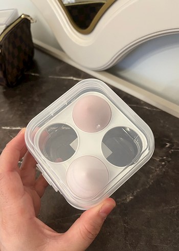 Pastel Pembe Makyaj Süngeri Seti - Görsel 5