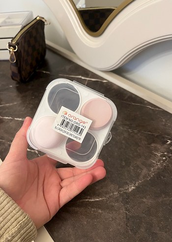 Pastel Pembe Makyaj Süngeri Seti - Görsel 4