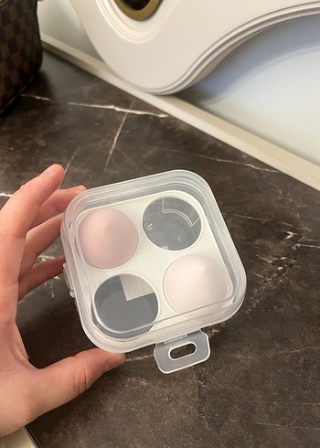 Pastel Pembe Makyaj Süngeri Seti - Görsel 3