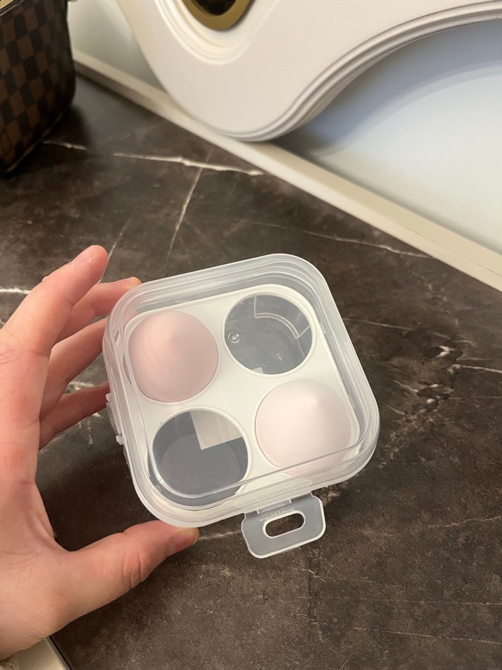 Pastel Pembe Makyaj Süngeri Seti - Görsel 3