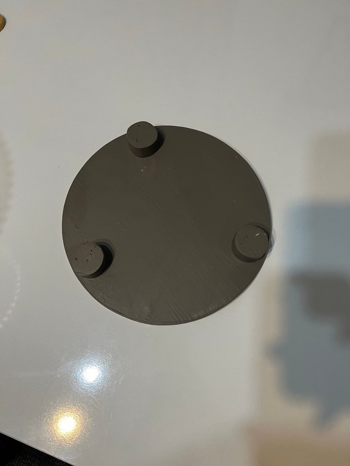 Bej ve şeffaf yuvarlak tabak seti - Görsel 5