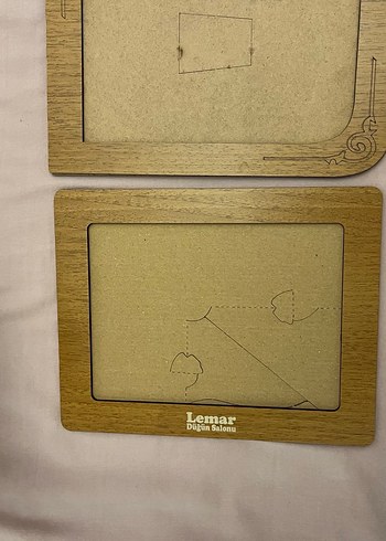 Bej ve Ahşap Görünümlü Çerçeveler - Görsel 7