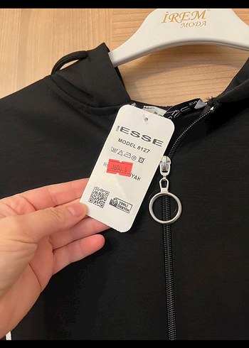 Siyah Zebra Desenli Kadın Eşofman Takımı - Görsel 3