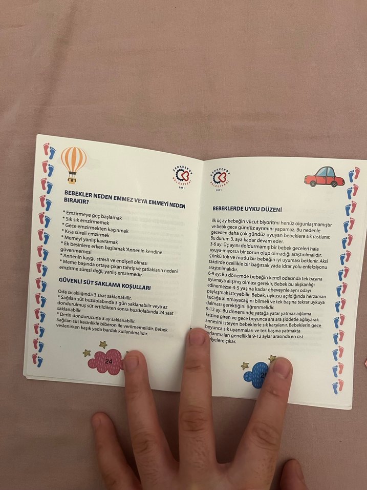 Bebek Bakım Kitapçığı - - Görsel 3