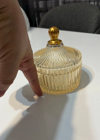 Altın Renkli Modern Klasik Kapaklı Kase - Görsel 5