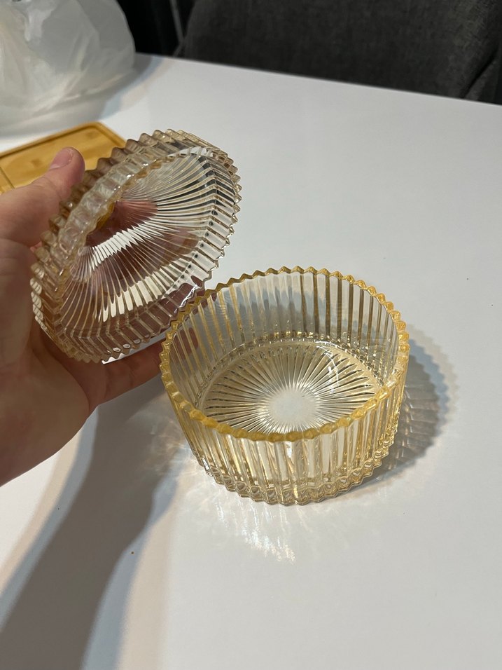 Altın Renkli Modern Klasik Kapaklı Kase - Görsel 3