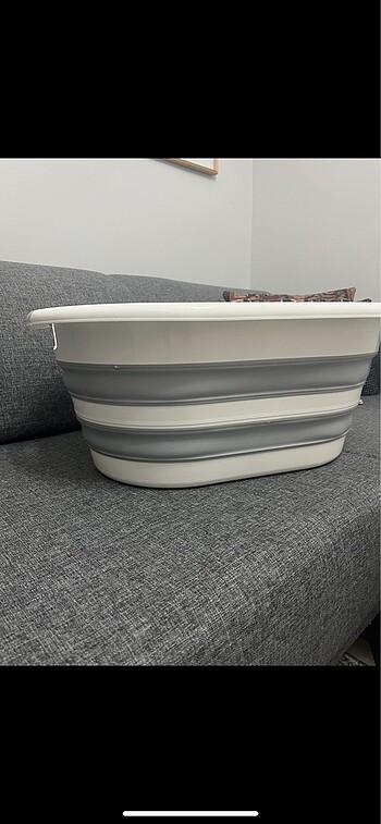 Zara Home Katlanabilir çamaşır sepeti