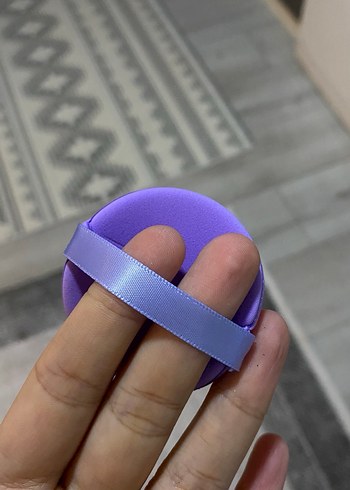 Matte Finish Yağ Kontrol Jeli Kompakt Pudra Mor - Görsel 7