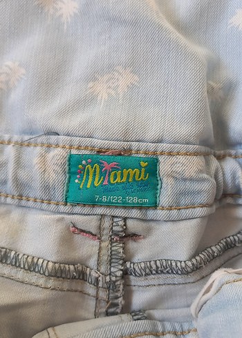 7 Yaş Beden Kız Çocuk Gri Düğmeli Denim Salopet