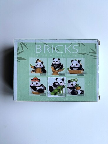 bricks panda lego