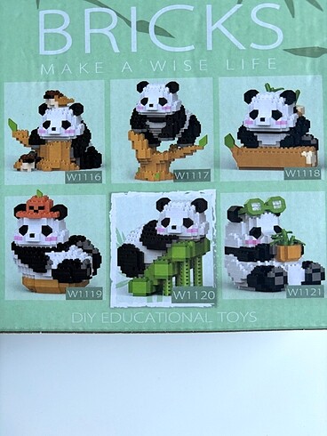  Beden bricks panda lego