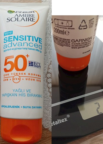 Garnier Ambre Solaire SPF 50+ Hassas Cilt Güneş Koruyucu 200 ml