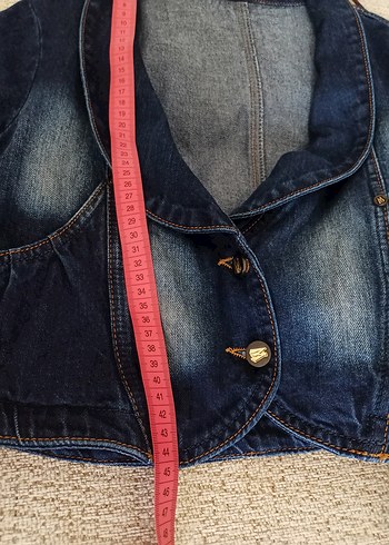 Kısa Denim Ceket - Görsel 8