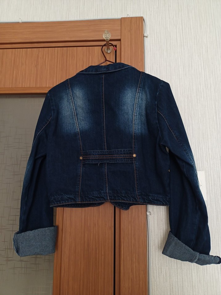 Kısa Denim Ceket - Görsel 2