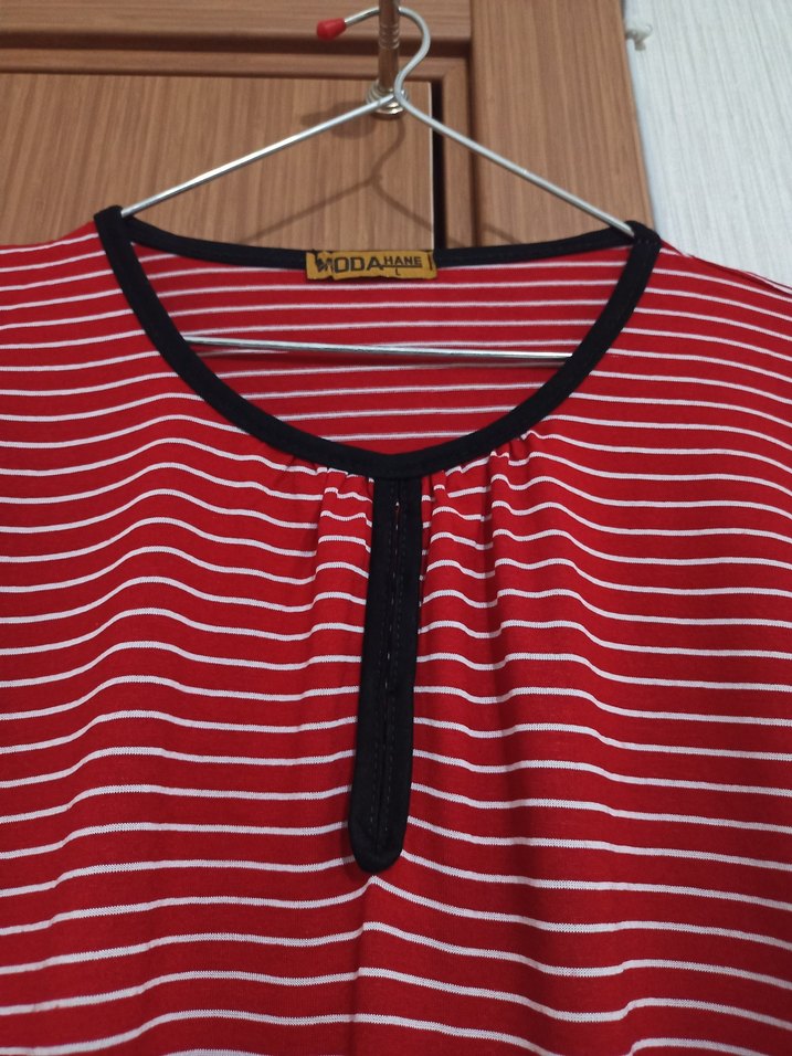 çizgili bluz - Görsel 3