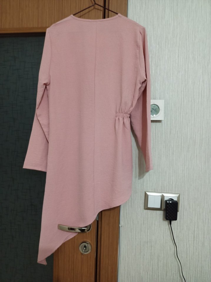 ayrobin Uzun Kollu Asimetrik Kesim Tunik - Görsel 2