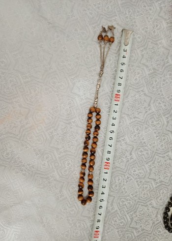 Kaplan gözü Kahverengi Erkek Tesbih - Görsel 3