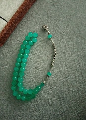 Turkuaz Renkli alman bakalit tesbih - Görsel 2