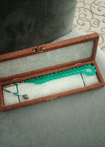 Turkuaz Renkli alman bakalit tesbih - Görsel 6