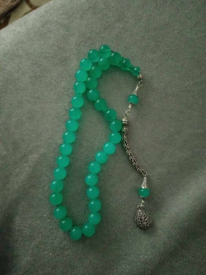 Turkuaz Renkli alman bakalit tesbih - Görsel 4