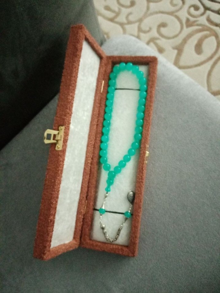 Turkuaz Renkli alman bakalit tesbih - Görsel 5