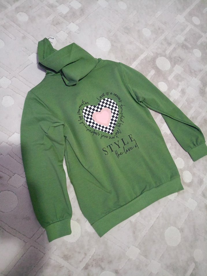 Kapüşonlu Fermuarlı Erkek Çocuk Sweatshirt - Görsel 4
