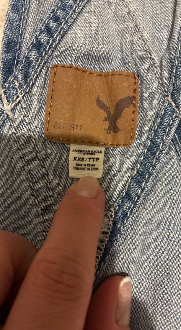 Gevşek Kesim Denim Kadın Şort Tulum - Görsel 2