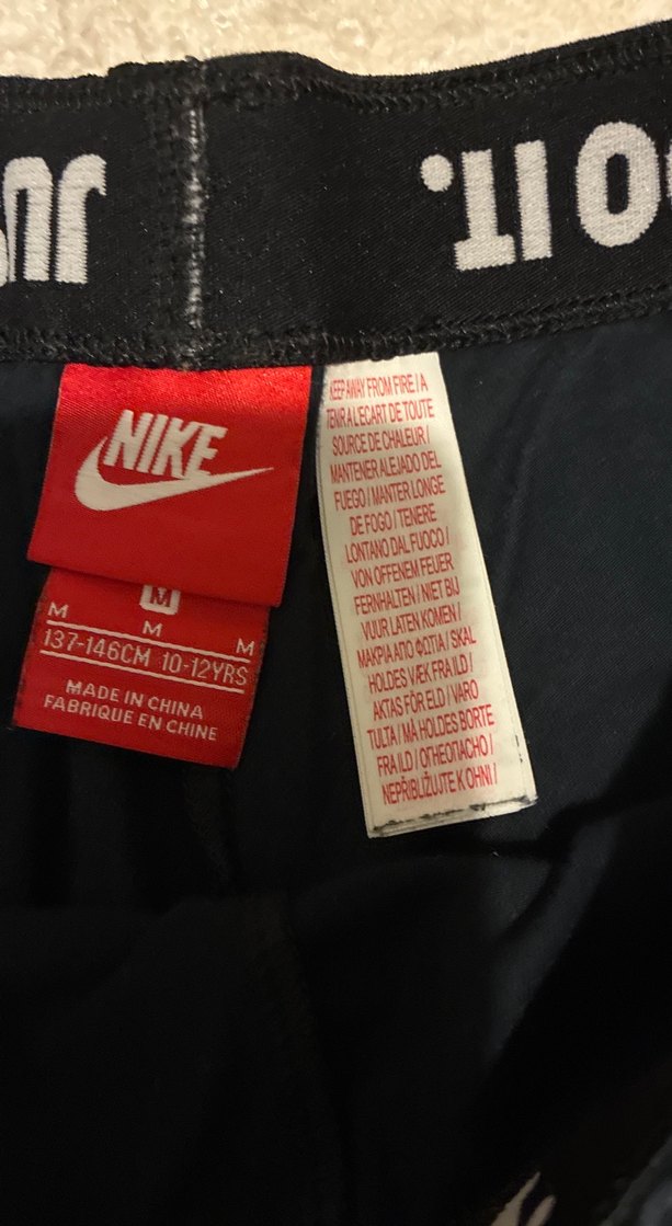 Çocuk Siyah Baskılı Streetwear Tayt - Görsel 4