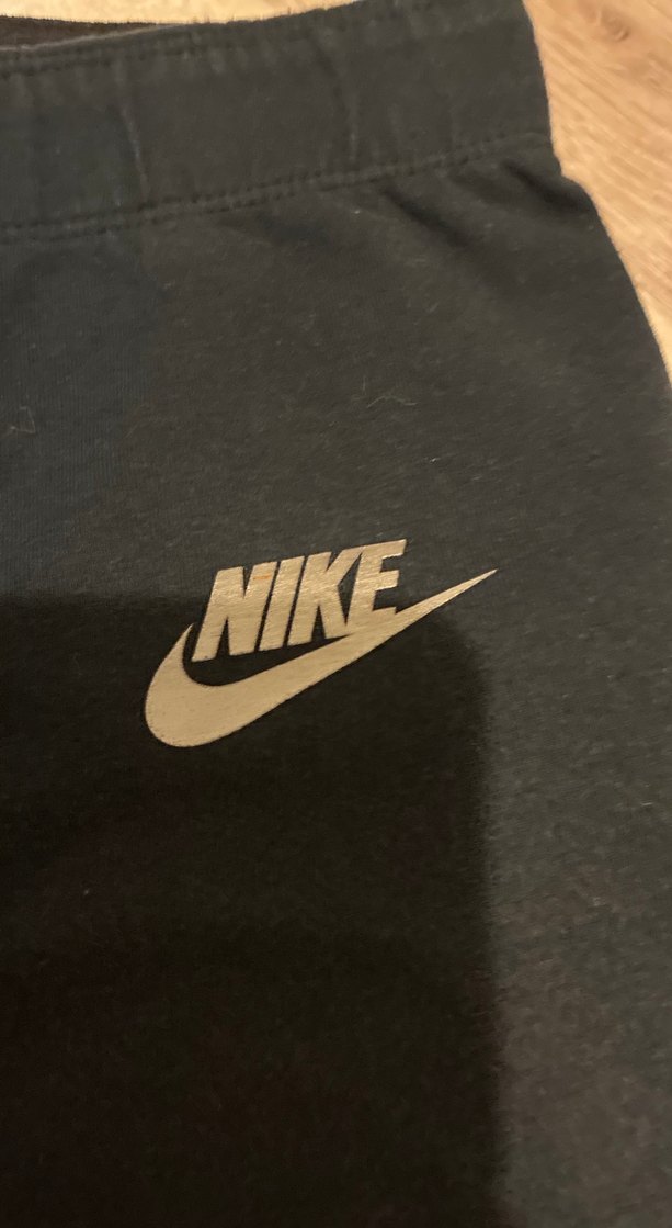 Çocuk Siyah Baskılı Streetwear Tayt - Görsel 3