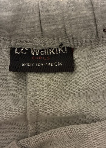 Gri Pamuklu Kız Çocuk Rahat Kesim Tayt unicorn desenli - Görsel 2