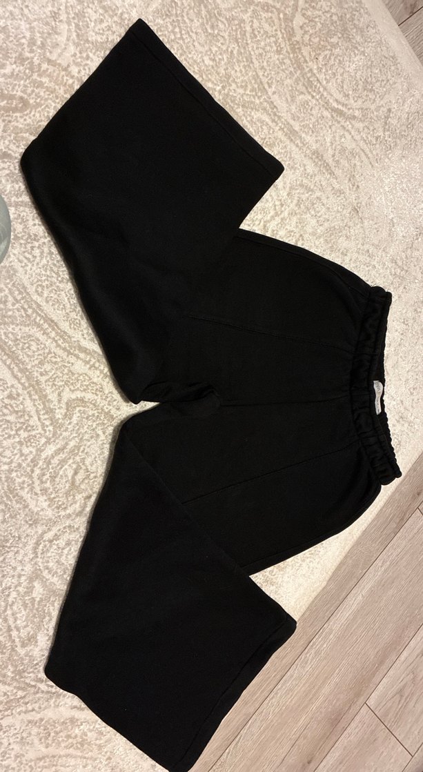 Siyah zara geniş paça eşofman altı - Görsel 2