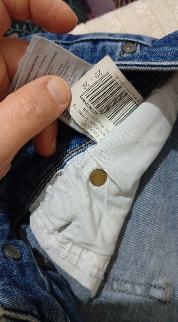 Düğmeli Mavi Kadın Denim Pantolon - Görsel 5